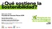 ¿Quien Sostiene la sostenibilidad? Happenig Facultad de Ciencias Físicas